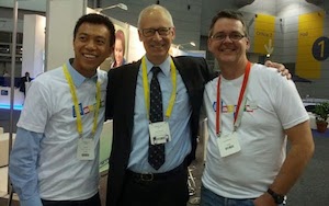 Suan Yeo, Alan November and I at EduTech 2013